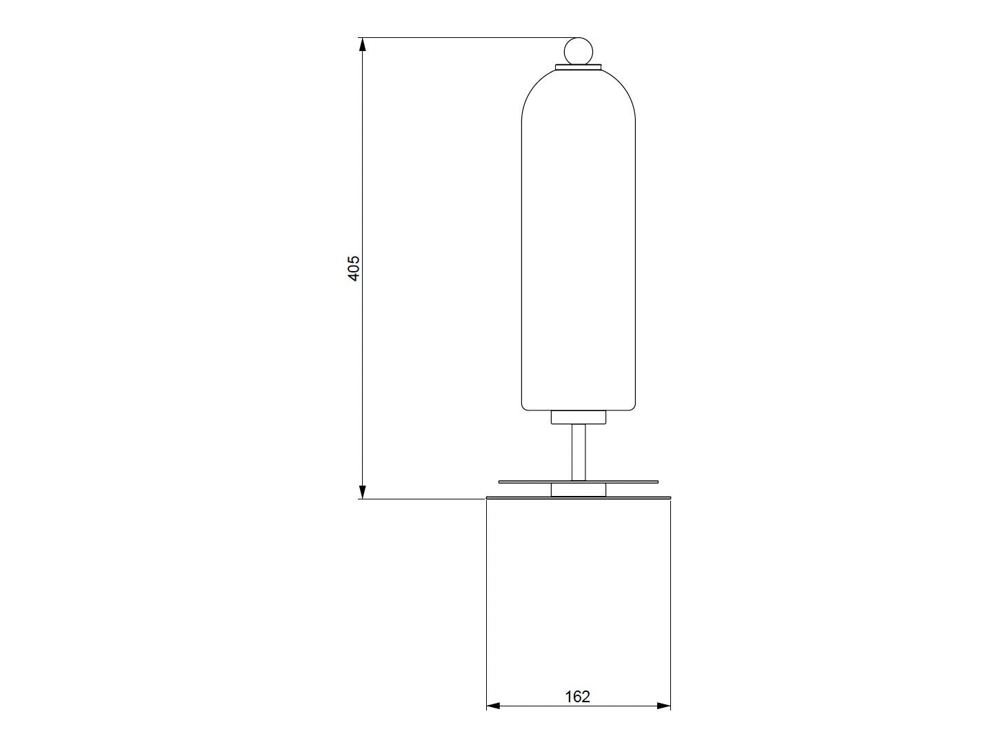 Светодиодная настольная лампа из латуни и стекла LUCE TU Dom ARCH-00069593 - Вид №1