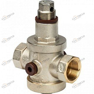 Редуктор давления STOUT 1/2" полнопроходной с отверстием под манометр SVS1008000015