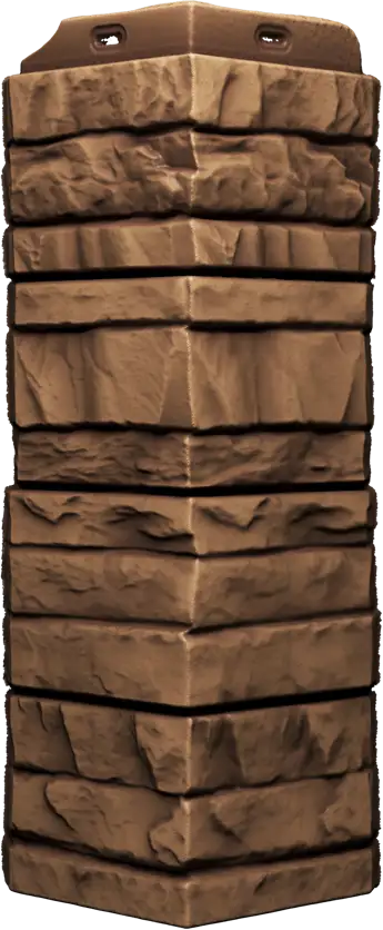 85346254 Угол наружный для фасадных панелей Döcke цвет кедровый орех STLM-0062057