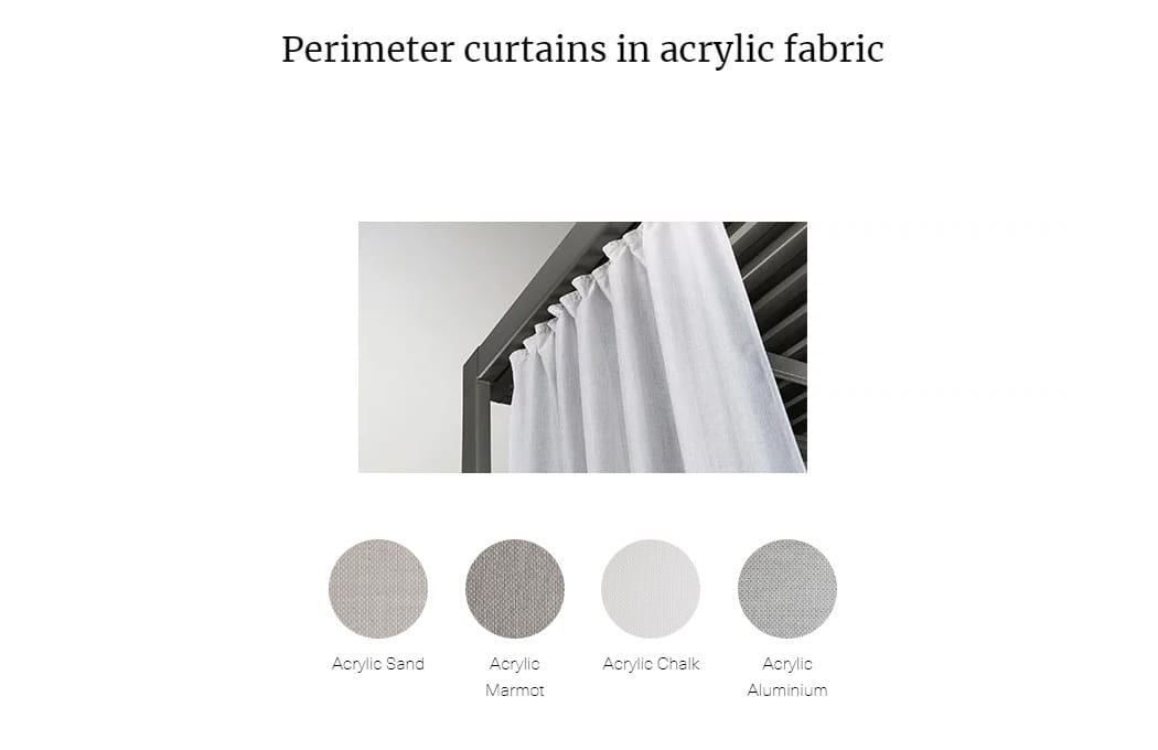 Самонесущая пергола из литого алюминия с раздвижной крышкой Ethimo Eivissa ARCH-00035405 - Вид №8