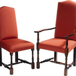 U902 Мягкий стул с повернутой ножкой ijlbrown  - Вид №4