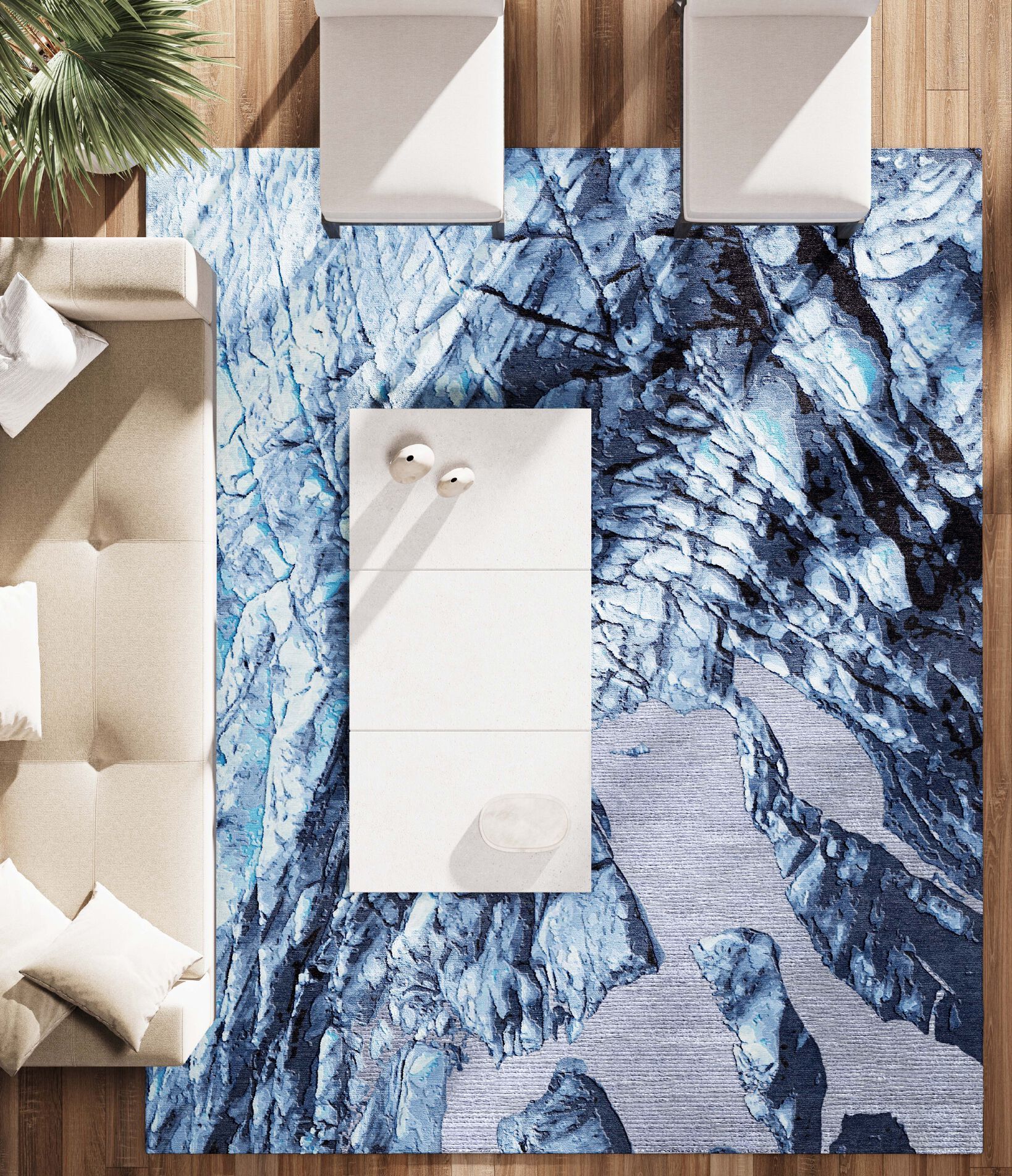 Прямоугольный ковер ручной работы Tapis Rouge Planet Earth ARCH-00151651 - Вид №2