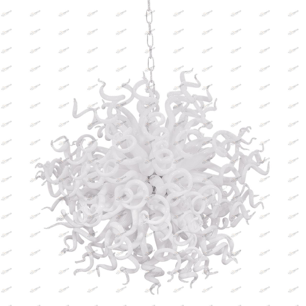 Подвесной светодиодный светильник Osgona Artglass 890031 SUPERNW ДИЗАЙНЕРСКИЕ, ARTGLASS 070558 Белый;серебро 