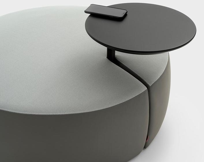 Viganò Круглый сервировочный столик с разъемом USB Tommy sun-id-1433810 - Вид №1