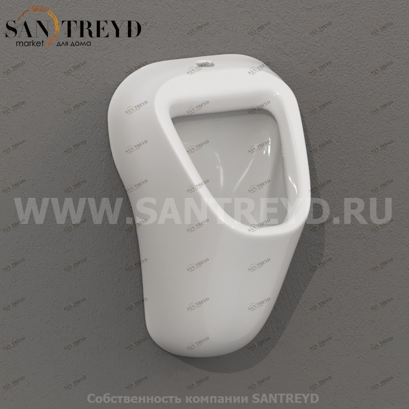 VA089BI Настенный писсуар, уринал с мушкой Ceramica Globo FORTY3