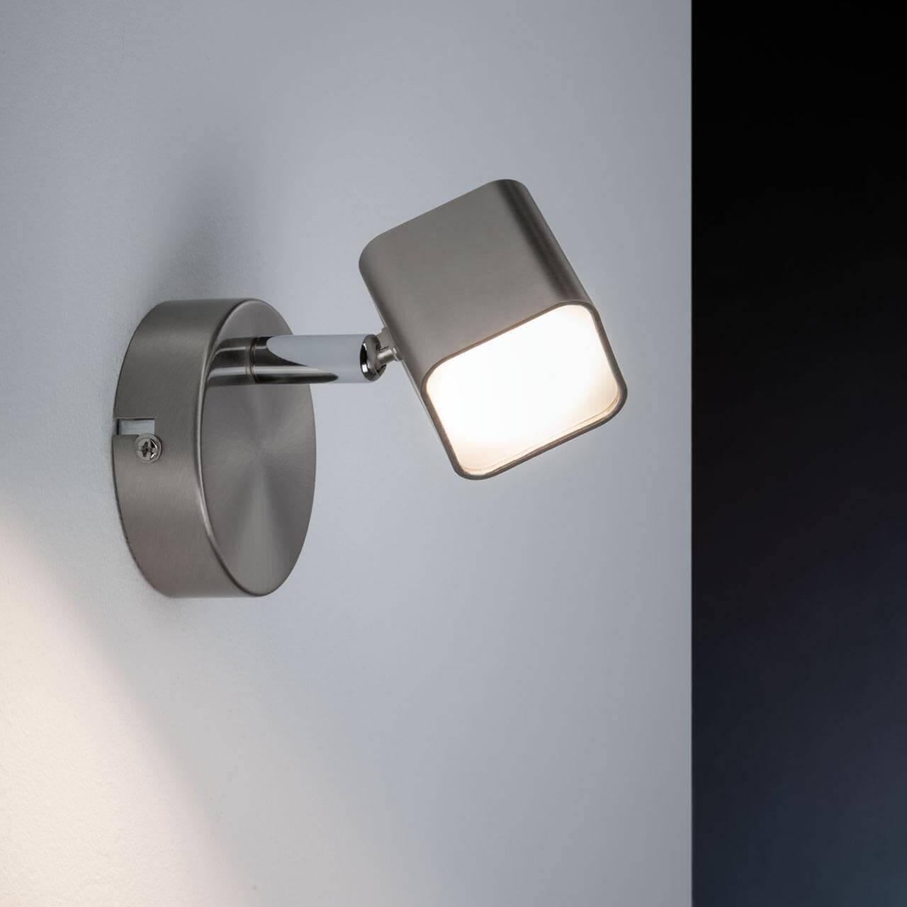 Спот настенный серый светодиодный Paulmann Cubic 66736 PAULMANN CUBIC 00-3925480 Серый - Вид №2