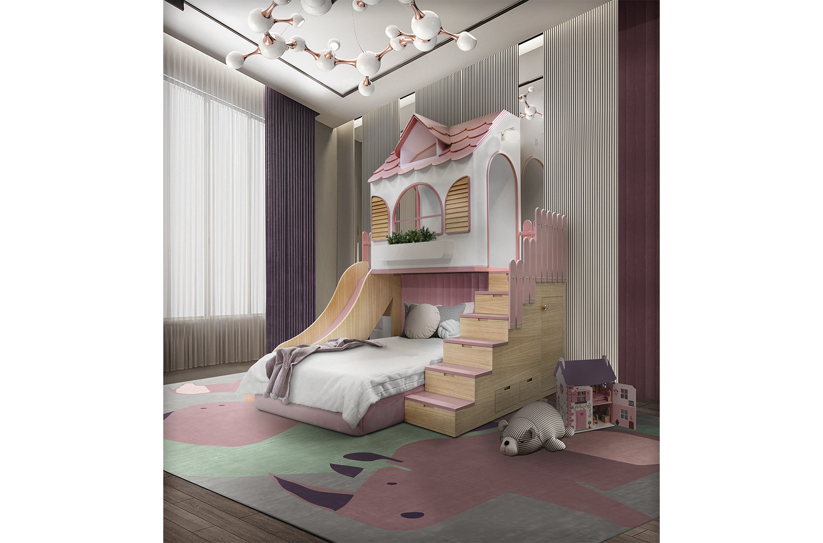 CIST794 Детские ковры Труппа Носорога Circu  - Вид №5