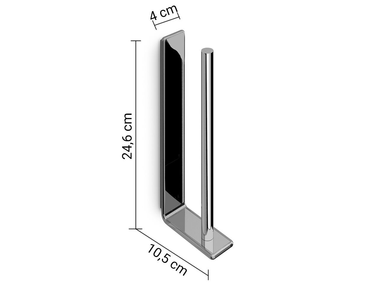 Держатель рулона из нержавеющей стали GEDY Il Giglio ARCH-00129712 - Вид №2