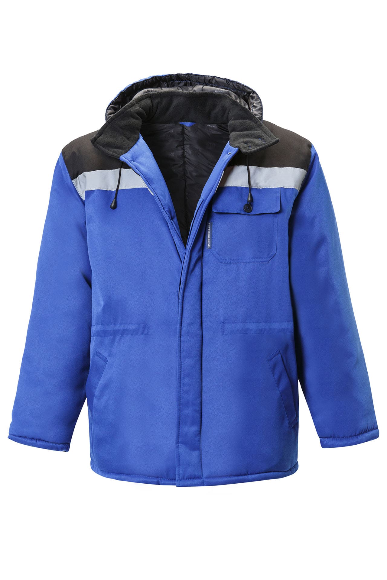 5034998 Костюм КОММУНАЛЬЩИК НЬЮ утепленный василек черный  Зимняя спецодежда  размер 48-50/170-176  - Вид №3