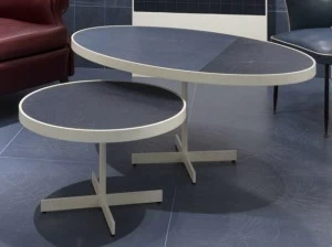 Cerasarda Круглый журнальный столик из керамогранита Abitare la terra