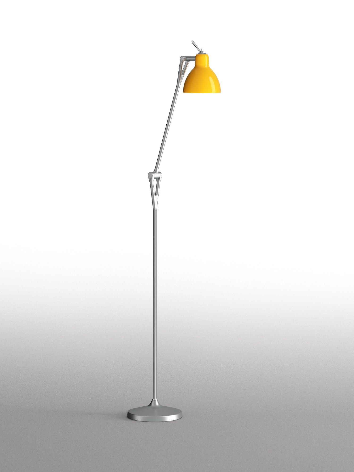 Торшер из стали и стекла с гибкой рукояткой Rotaliana Luxy ARCH-00083387 - Вид №11