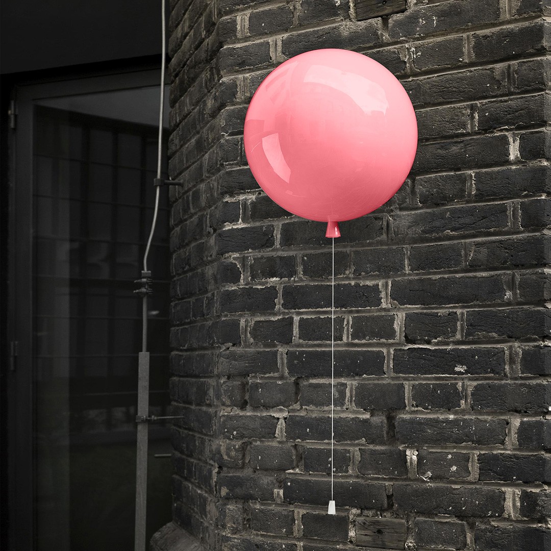 Brokis MEMORY WALL D250 CGC 30 настенный светильник воздушный шар розовый 104349 - Вид №2