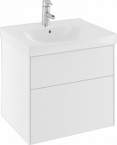 42554 IFO Sense тумба под умывальник с двумя ящиками, W = 600 мм, W1 = 622 мм, мол.