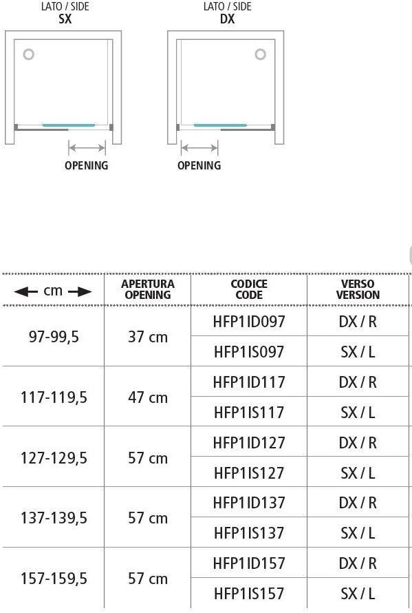 Gruppo Geromin Хрустальная душевая кабина с раздвижной дверцей Flow sun-id-1403143 - Вид №1