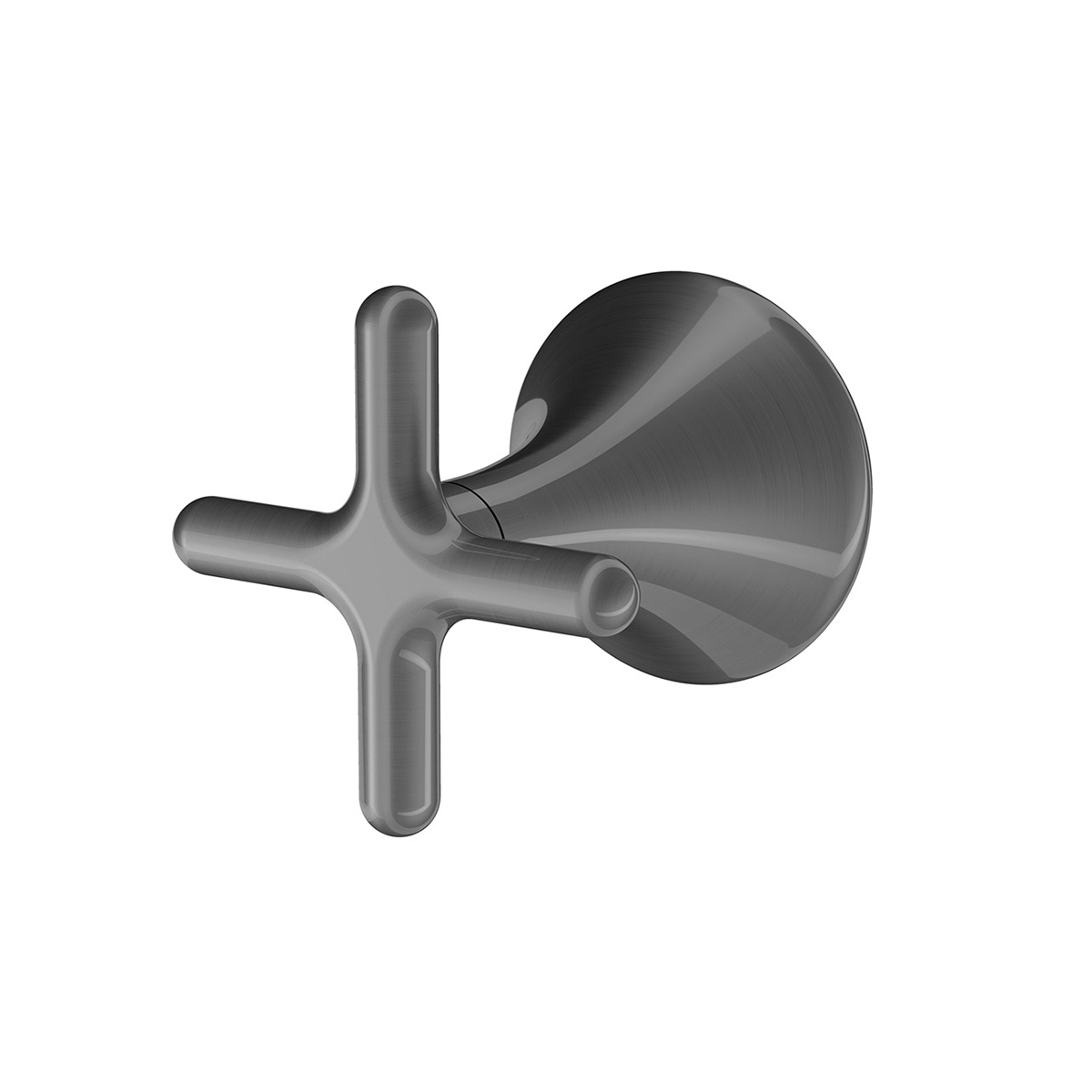 00921270 Основание 1/2", 3/4" и 1" полированный графит Docol LISS 