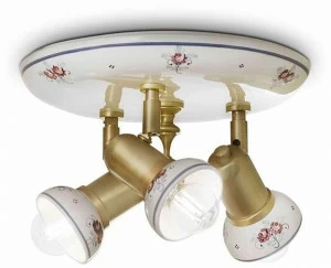 FERROLUCE Многократные круглые керамические и металлические потолочные светильники Savona C149