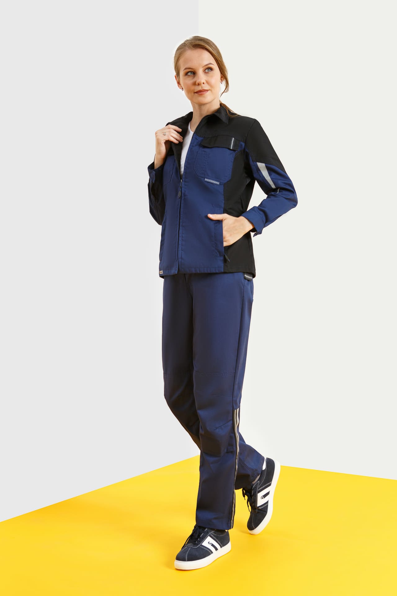 4997661 Костюм  женский темно-синий с черным STATUS  Женская размер 48-50/170-176  - Вид №7