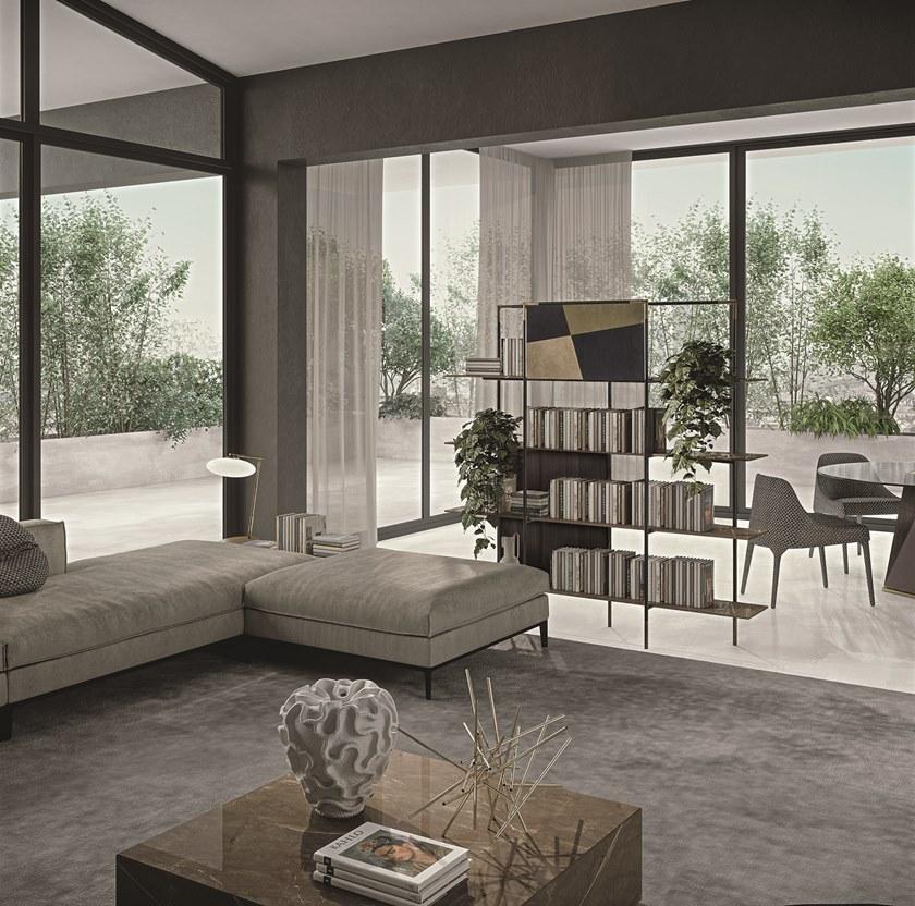 Frigerio Salotti Открытый самонесущий двухсторонний книжный шкаф Kevin sun-id-1489396 - Вид №2