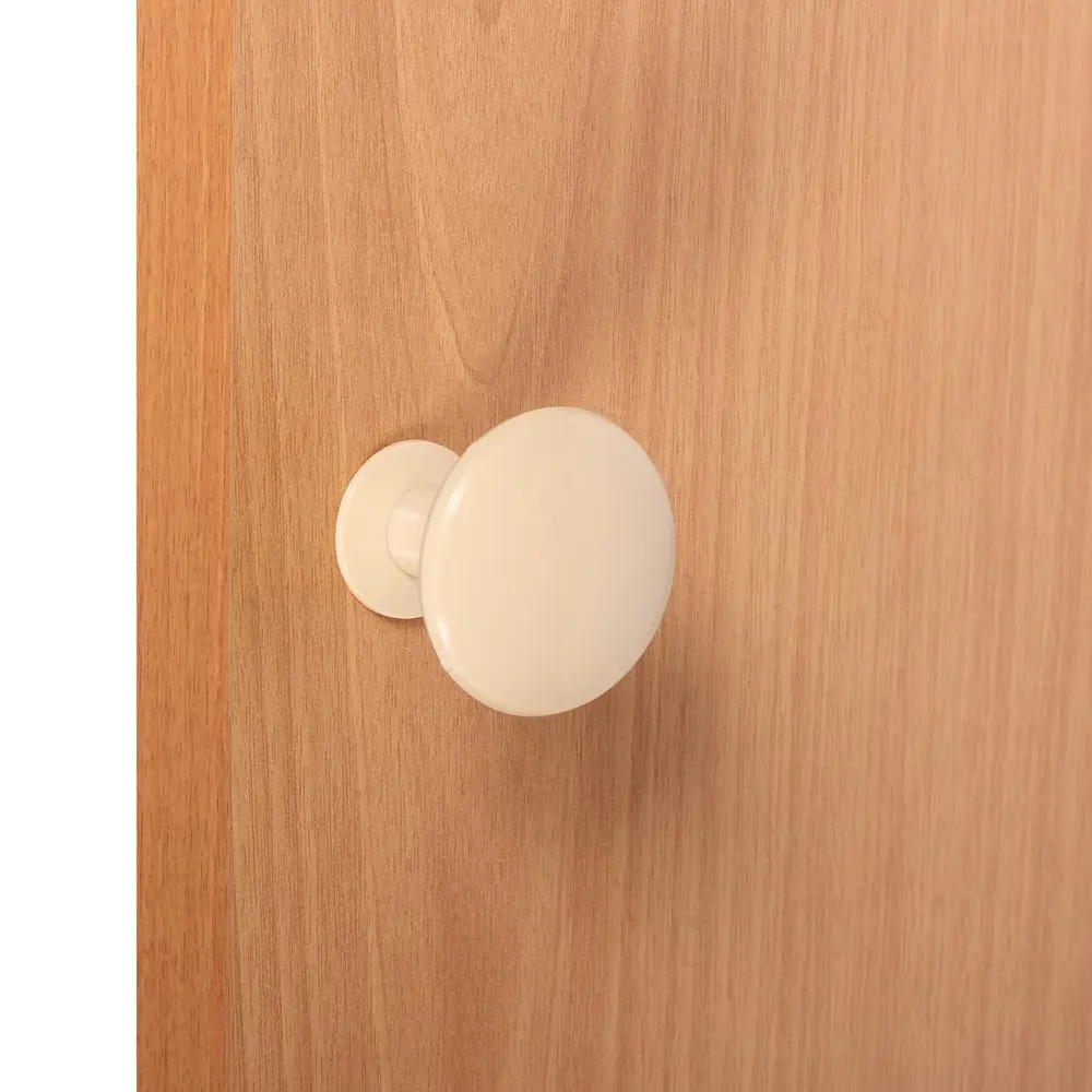 Ручка-кнопка Santreyd бежевая для межкомнатных дверей 18776510 STLM-1441037 - Вид №3