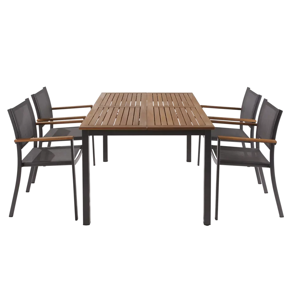 Стол NATERIAL Oris раздвижной для сада с эвкалиптовой столешницей 83984498 STLM-0045797 - Вид №8