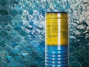 Cerasarda Керамическая мозаика из красной пасты Trasparenze marine