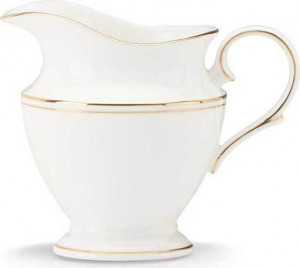 10578543 Lenox Молочник Lenox "Федеральный,золотой кант" 240мл Фарфор костяной