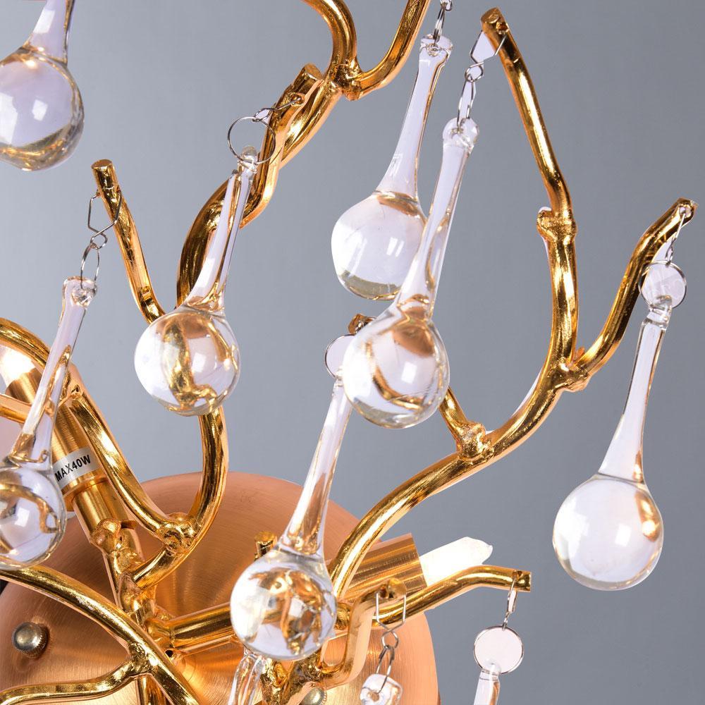 Бра настенное золотистое Divinare Salice 3132/16 AP-2 DIVINARE SALICE 00-3931638 Золото  - Вид №1