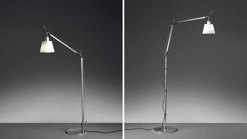 Artemide Регулируемый торшер из пергамента или атласной бумаги Tolomeo sun-id-1360784 - Вид №1