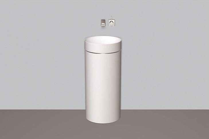 4506500400 Умывальник, wt.rx400.ke, белая, для простого ухода Alape серия KE (Unisono) 