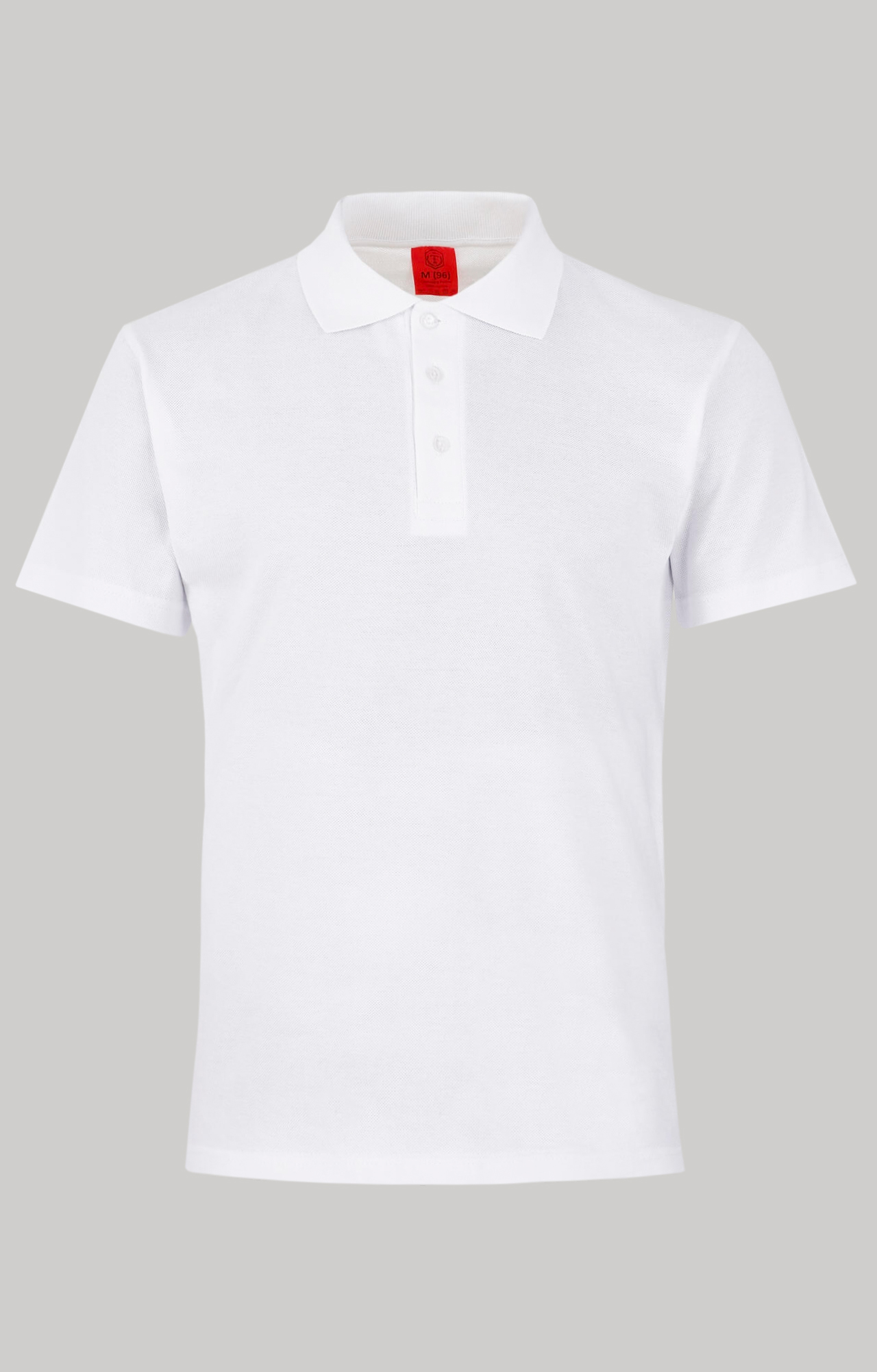 66338 Тенниска-поло белая  Одежда для салонов красоты  размер S (46) Спецодежда  - Вид №1