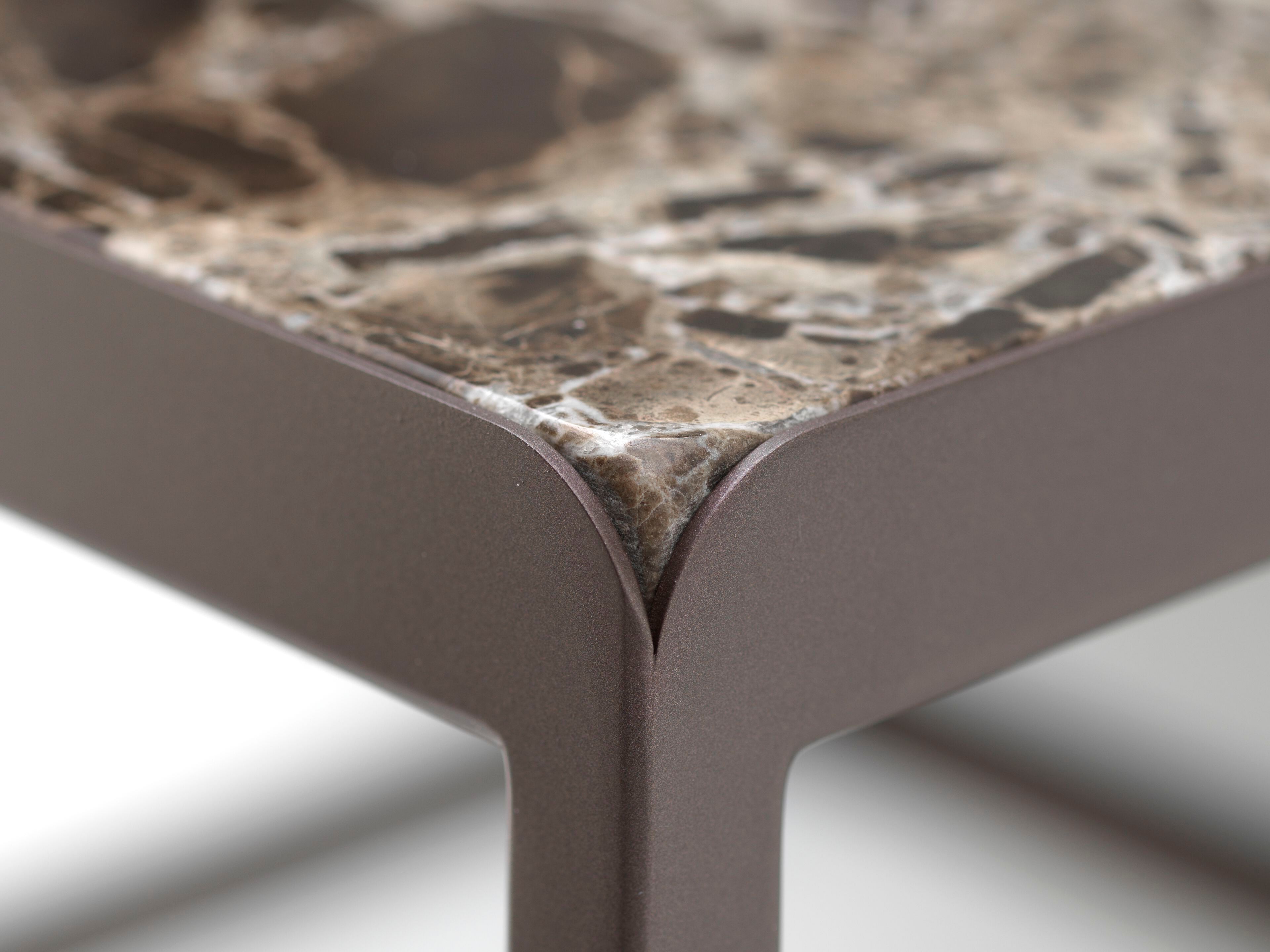 Журнальный столик с мраморной столешницей SITIA SIDE ARCH-00058545 - Вид №2