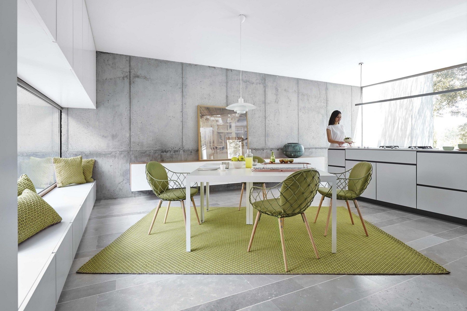 Квадратная подушка из мешковины GAN Raw ARCH-00009079 - Вид №8