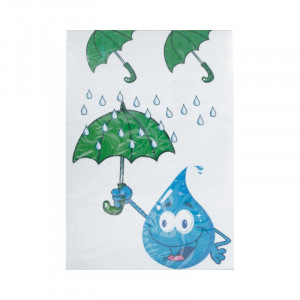 2DN-WM-2SUM Декоративная наклейка объёмная для украшения интерьеров2 СК 60 х 33 см "Капелька" Arte Nuevo