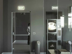 FARAONE Перегородка с аварийной дверью Spazio