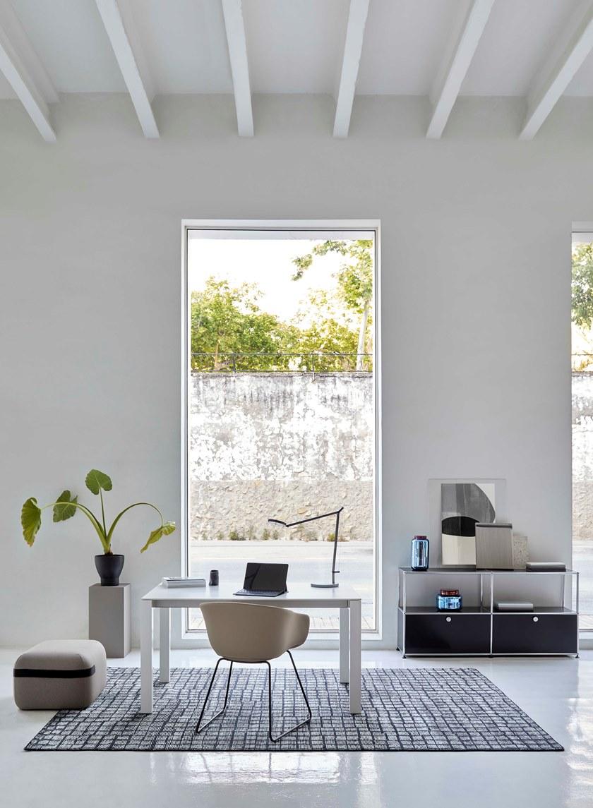 GAN Прямоугольный шерстяной коврик ручной работы с геометрическими мотивами Hand knotted sun-id-1430445 - Вид №3