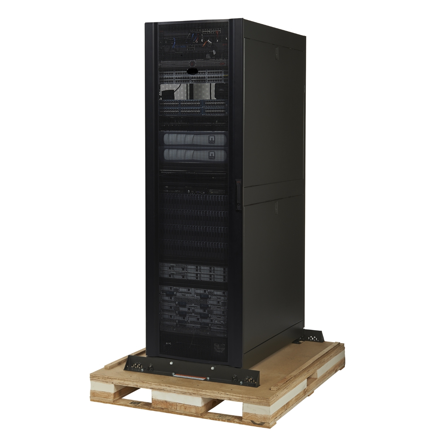 AR3307SP Шкаф NetShelter SX 48U 600х1200мм, с боковыми панелями, черный, противоударная упаковка Schneider Electric 