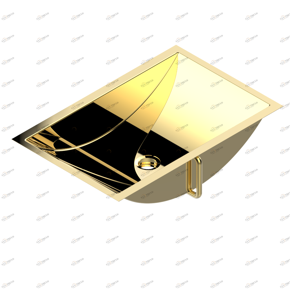 GB2 5/BP CAT.F Накладная раковина на столешницу  прямоугольная Thg-paris 