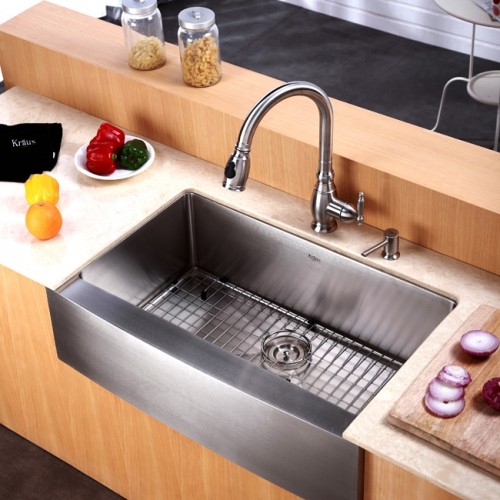 KHF200-30 Мойка кухонная прямоугольная Krausru  - Вид №8