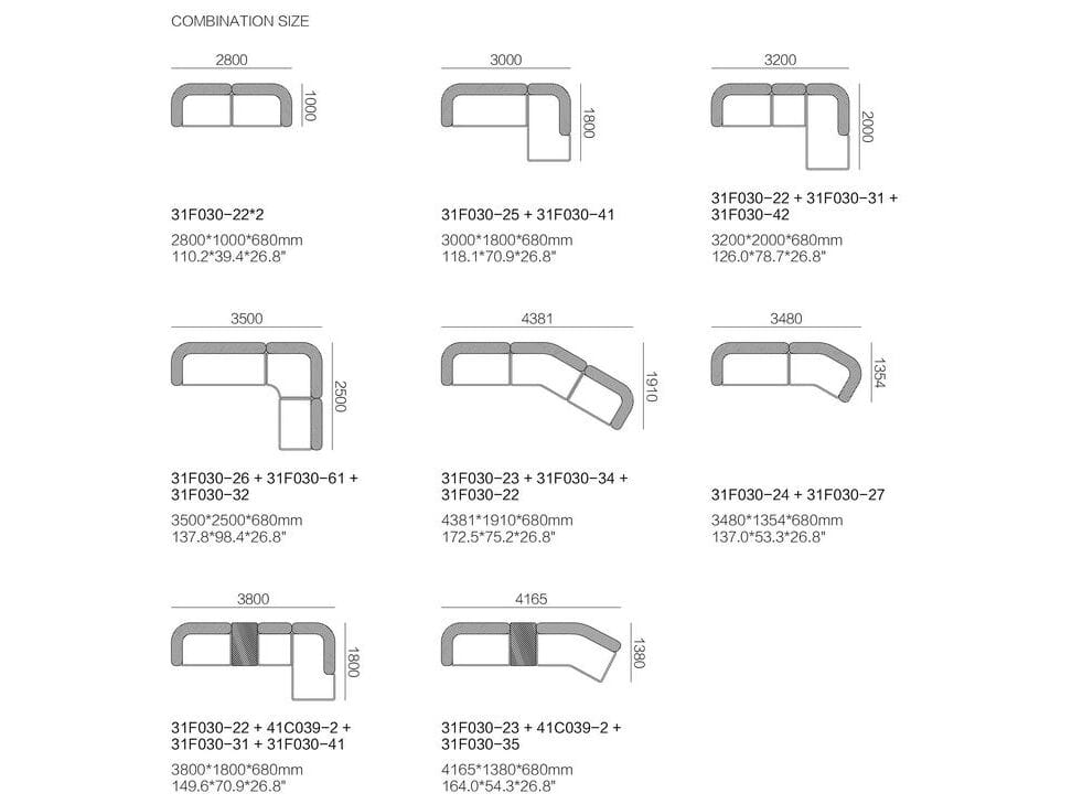 Ткань диван HC28 maison NUAGE ARCH-00077118 - Вид №9