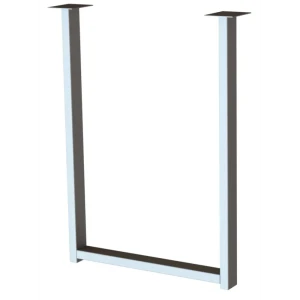 Подстолье для обеденного и письменного стола 71 см металл цвет белый