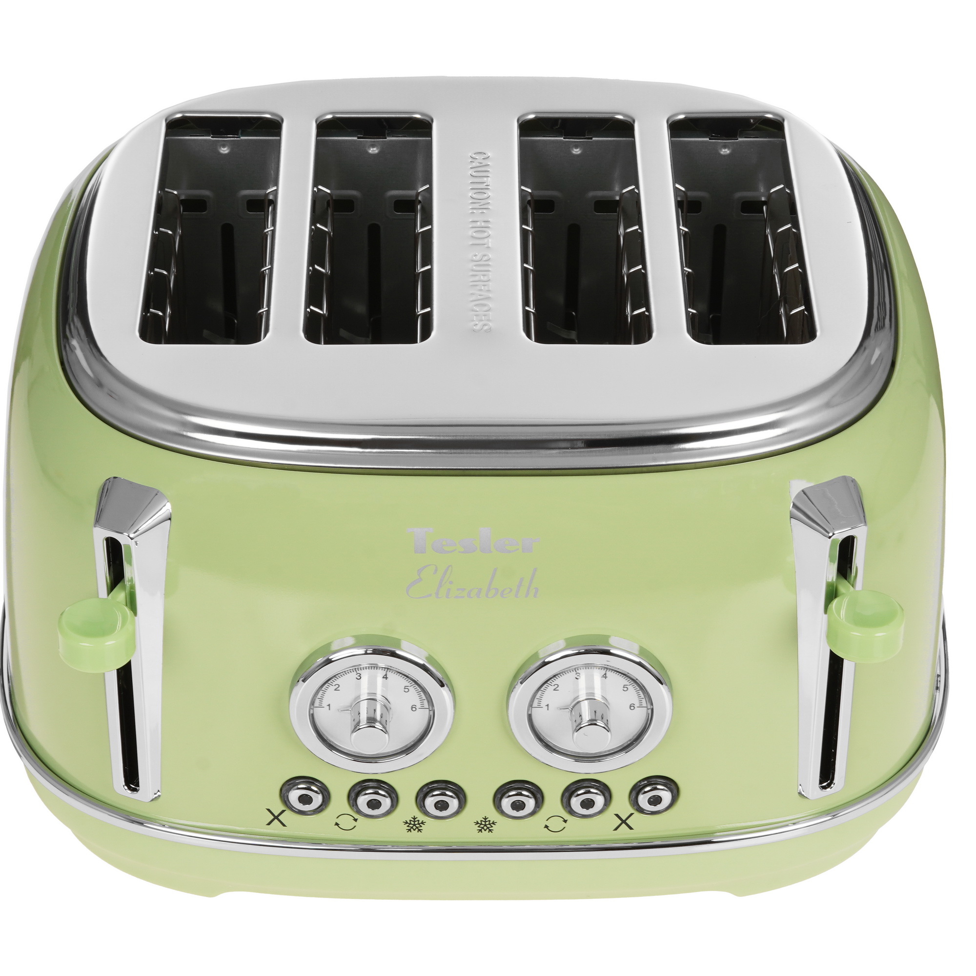 9057396 Тостер TESLER TT-445 зеленый STDN-0070354 - Вид №1