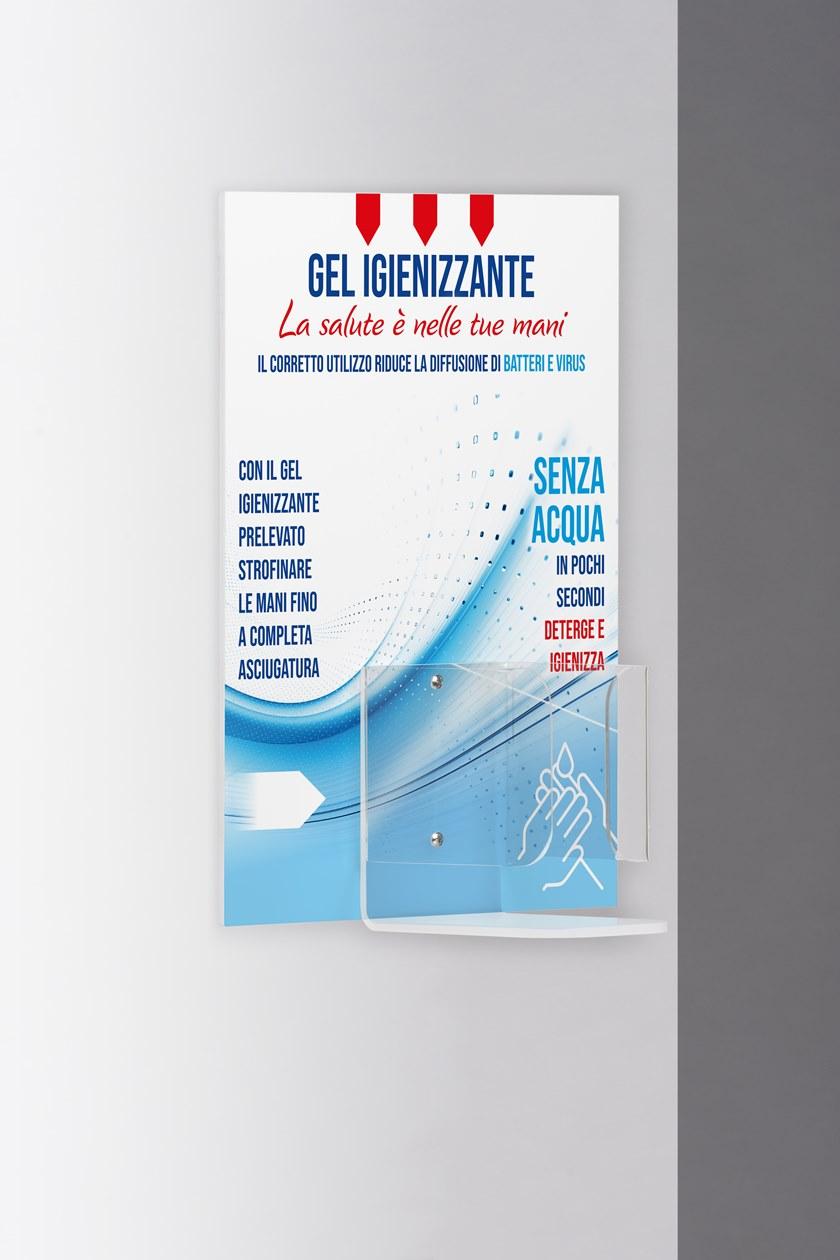 GEPROM design Настенный дозатор дезинфицирующего средства для рук  Wd  - Вид №1