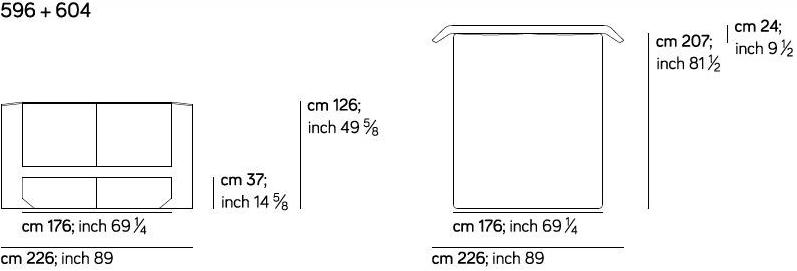 AMURA Кровать двуспальная в коже с высоким изголовьем Panis sun-id-1348526 - Вид №7