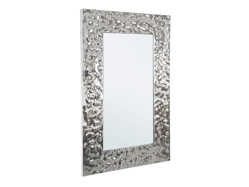 Прямоугольное стальное и стеклянное настенное зеркало с рамкой BIZZOTTO HIRST ARCH-00041616