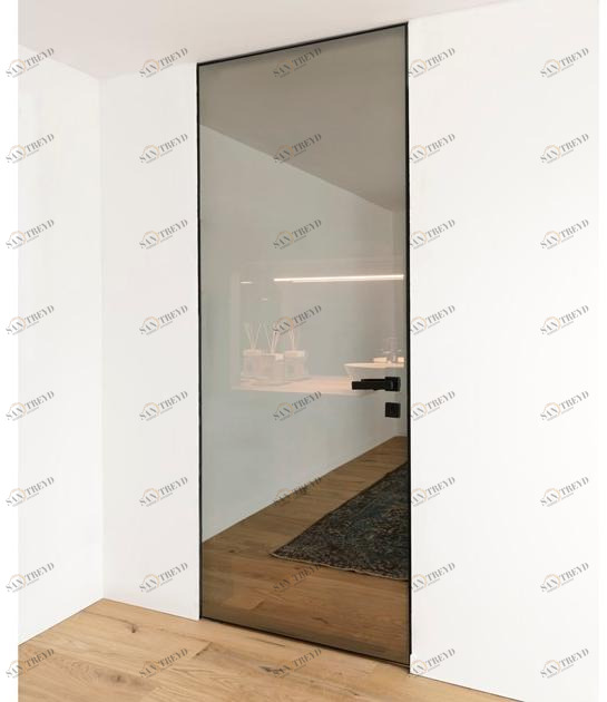 ALBED Распашная дверь из стекла заподлицо со стеной Quadra sun-id-1507509