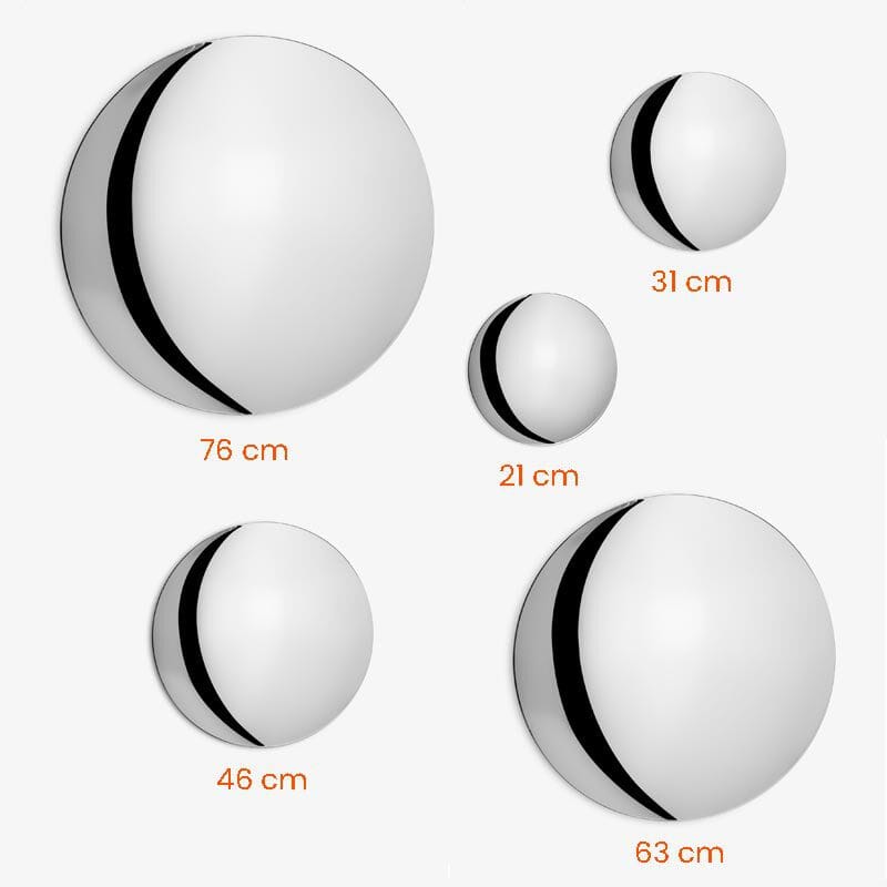 Настенное акриловое стекло круглое зеркало Sentou ENDORA ARCH-00106328 - Вид №5