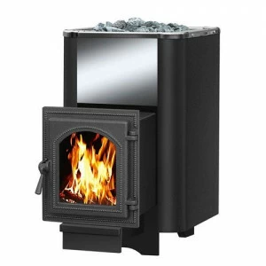 Дровяная печь для бани Везувий Сенсация 16 Антрацит (270)