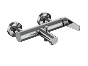 Однорычажный настенный смеситель для ванны с переключателем