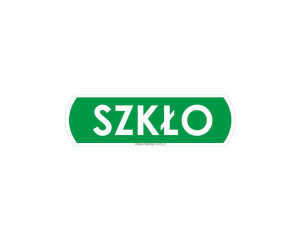 DX680 НАКЛЕЙКА ДЛЯ РАЗДЕЛИТЕЛЬНОЙ КОРЗИНЫ - СТЕКЛО, БОЛЬШАЯ, РАЗМЕР 14,5 Х 4,4 СМ Merida