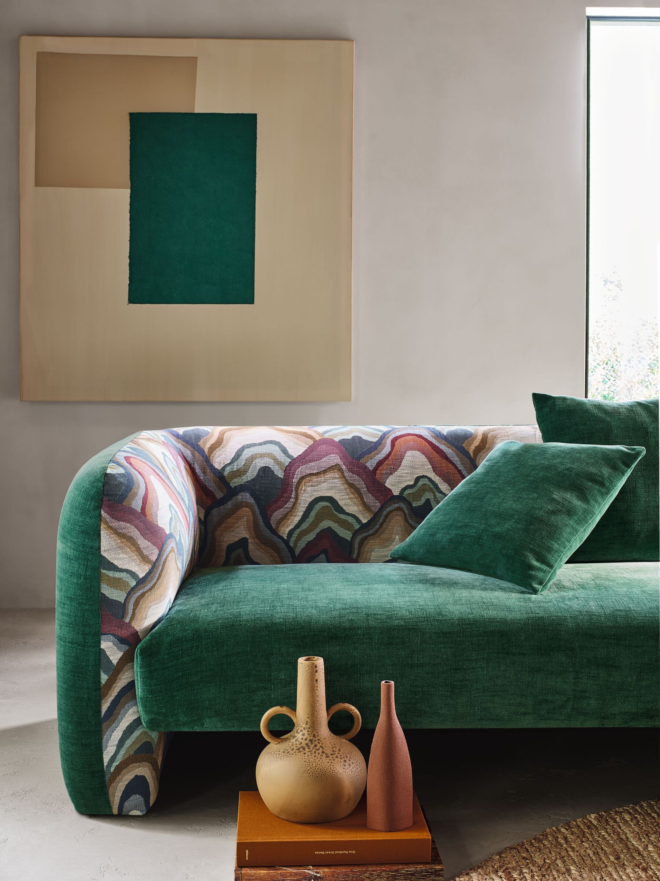 Хлопчатобумажная ткань с цветочным рисунком Casamance Balata ARCH-00034365 - Вид №2